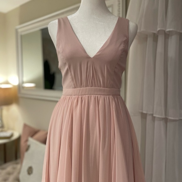 LULUS Ruffle dress - Picture 3 of 6